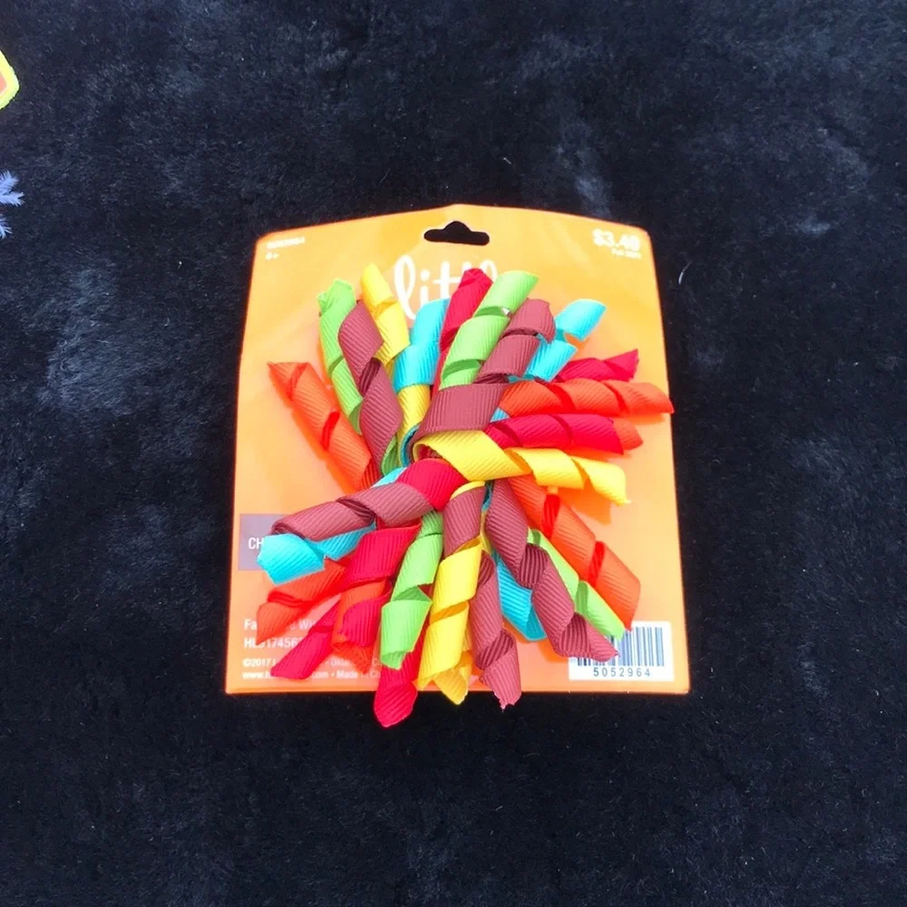 NWT 3 Fall Hair Accessories Bopper Headband Little Wishes Hair Bow & Hair Clip